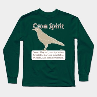 Spirit Animal-Crow Long Sleeve T-Shirt
